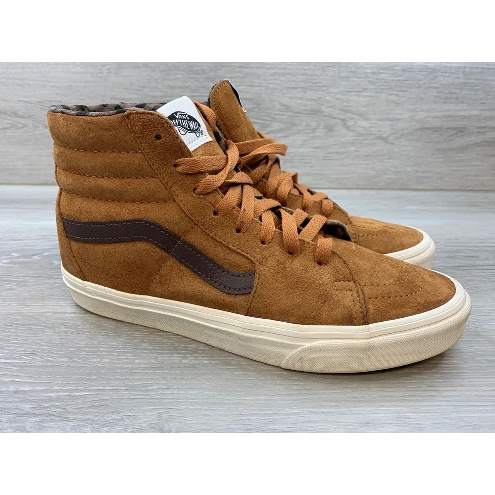 Vans Sk8-Hi MTE Men's Sneakers Brown Suede Water Repellent High Top 8 Shoes